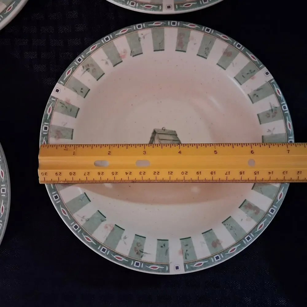 Pfaltzgraff Naturewood 7 1/4” Cereal Bowls USA Set of 6